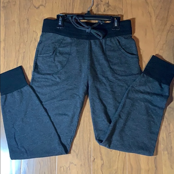 flirtitude Pants - Black & Grey Joggers